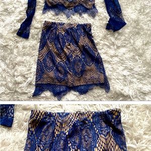L’atiste by Amy Blue Lace Two Piece Set